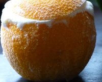 Orange givrée