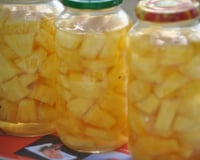 Conserve d'ananas au sirop léger