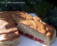 Tarte soufflée aux framboises