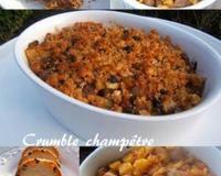 Un crumble salé ... facile comme bonjour ...une recette très originale !