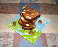 Cake au Toblerone, miel et amandes