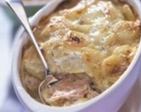 Gratin aux deux saumons