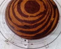 Gâteau tigré ou zebré