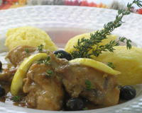 Lapin au citron et olives niçoises