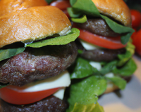 Hamburgers maison moins caloriques