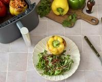 Poivrons farcis sans viande au Air Fryer