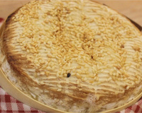 Camembert au sésame au four