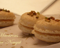 Macarons au nougat