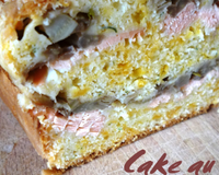 Cake au saumon, fenouil et mimolette