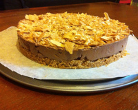 Cheesecake choco-Nutella et crêpe dentelle