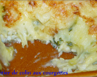 Parmentier de colin aux courgettes