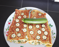 Crèpes aux courgettes