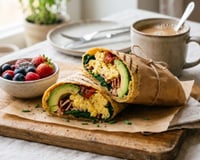 Sans gluten et protéinée : la recette de wrap qui va changer votre petit-déjeuner ou votre déjeuner (et elle est super simple à faire !)
