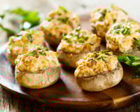 Champignons farcis au Boursin