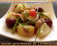 Salade de pommes de terre au hareng fumé