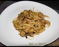 Si vous aimez les repas chinois, je ne peux que vous conseiller ce plat ! C'était très bon, foi de mari difficile. Il n'a pas mangé les légumes mais ça c'est habituel.