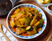Poêlée de poivrons et courgettes à la marocaine