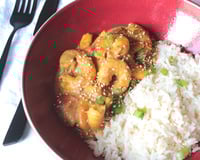 Curry de crevettes