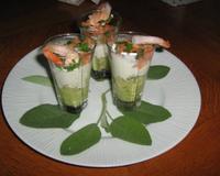 Simples et raffinées, ces verrines peuvent se déguster lors d'un apéritif-dinatoire.