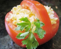 Tomate farcie au crable