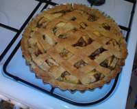 Apple pie et son croisillon de pâte