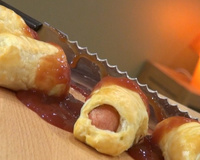 Feuilletés aux knackis façon doigts de sorcière