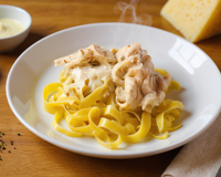 Tagliatelles au poulet et à la crème