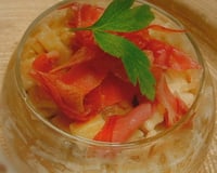 Crozets au beaufort et jambon cru