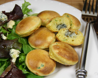 Ebelskivers à la Fourme d'Ambert