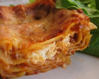 Lasagnes bolognaises à la brousse
