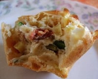Muffins courgettes tomates séchées et chèvre fondant