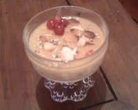 Gâteau de semoule aux groseilles