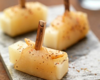 Bouchées de fromage Pur Brebis Pyrénées roulées aux tranches de poires fondantes