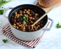 Mijoté de joue de bœuf aux pois chiches