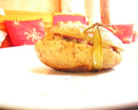 Pommes de terre farcies aux dés de poulet