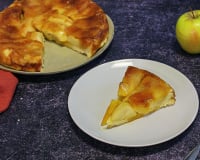 Pizza sucrée façon tarte tatin