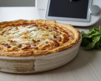 Tarte aux poireaux au thermomix