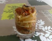 C'est une recette un peu tout en un car il y a des féculents, des légumes et des protéines, très rapide à réaliser et on peut varier en fonction des saisons...