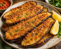 Vous avez des aubergines ? Testez-les à la milanaise, la version panée et dorée qui change du gratin classique