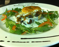 Croustade aux girolles et aux escargots