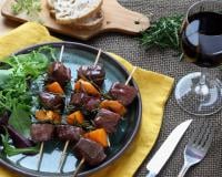 Brochettes de canard