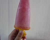 Glace à l'eau parfum fraise