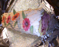 Bûche printanière fruits rouges