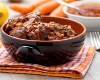 Recette a base de veau accompagné de pates ou de riz