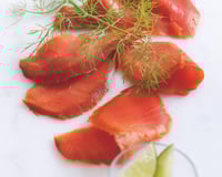 Dos de saumon sauvage argenté d'alaska & sa macédoine revisitée