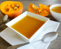 Soupe de courge-coco-curry