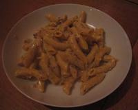 Penne aux 4 fromages. Recette délicieuse.