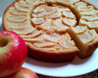 Cake pommes et biscuits