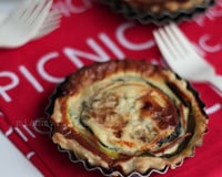 Tartelettes tourbillon de légumes & roquefort Papillon