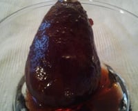 Poires au vin épicé pour les longs jours d'hiver